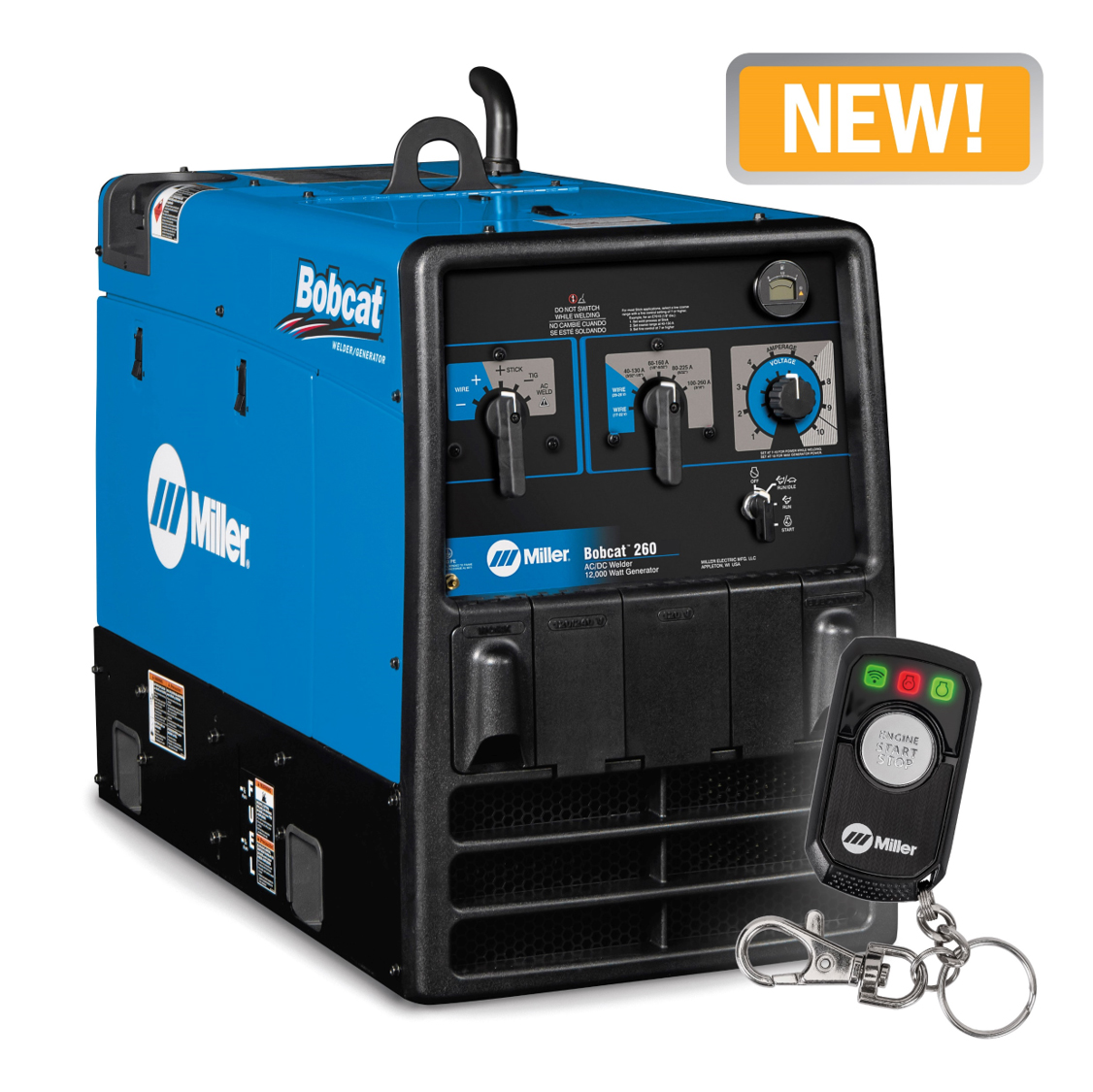 Bobcat™ 260 with Remote Start/Stop, GFCI